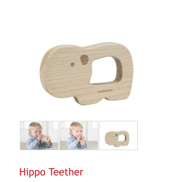 Wooden Hippo Teether - Picture 5 of 7
